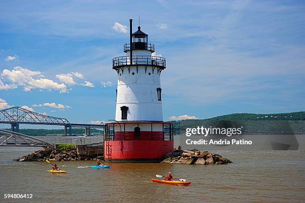 sleepy hollow lighthouse - tarrytown foto e immagini stock