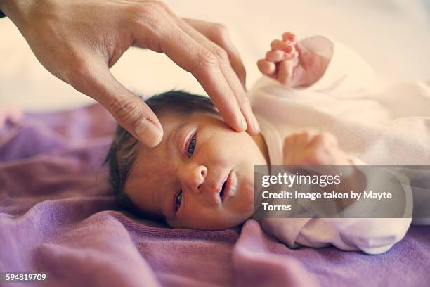 newborn at hospital - home birth stock-fotos und bilder
