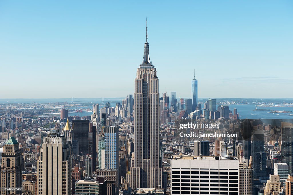 Manhattan skyline, New York, USA