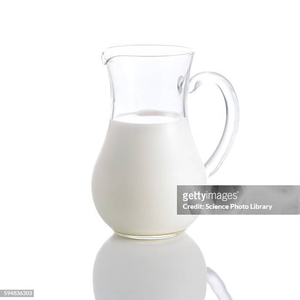 jug of milk - milchkrug stock-fotos und bilder