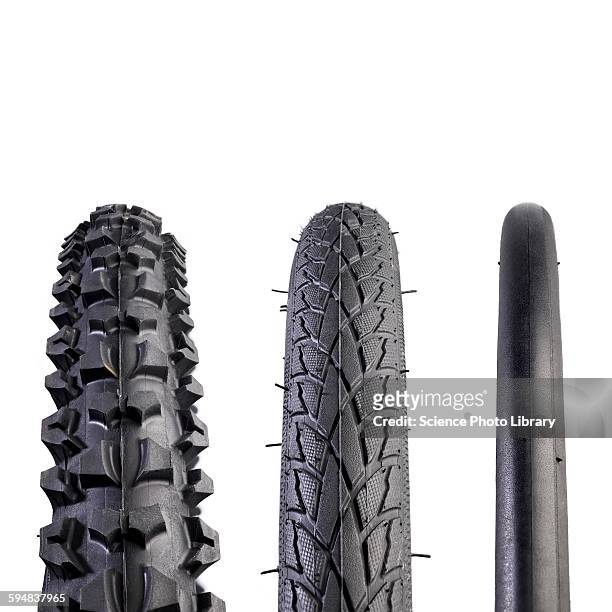 bicycle tyres - tire stock-fotos und bilder