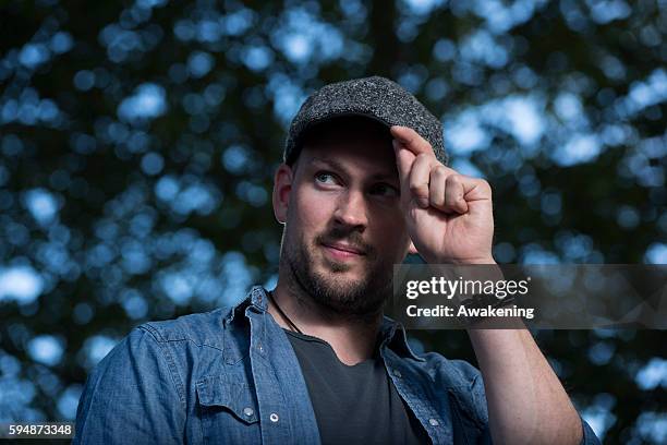 James Watt attends the Edinburgh International Book Festival on August 24, 2016 in Edinburgh, Scotland. The Edinburgh International Book Festival is...