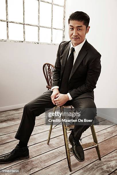 Brian Tee from NBCUniversal's 'Chicago Med' poses for a portrait at the 2016 Summer TCA Getty Images Portrait Studio at the Beverly Hilton Hotel on...