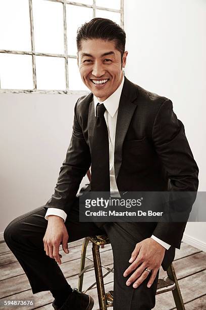 Brian Tee from NBCUniversal's 'Chicago Med' poses for a portrait at the 2016 Summer TCA Getty Images Portrait Studio at the Beverly Hilton Hotel on...