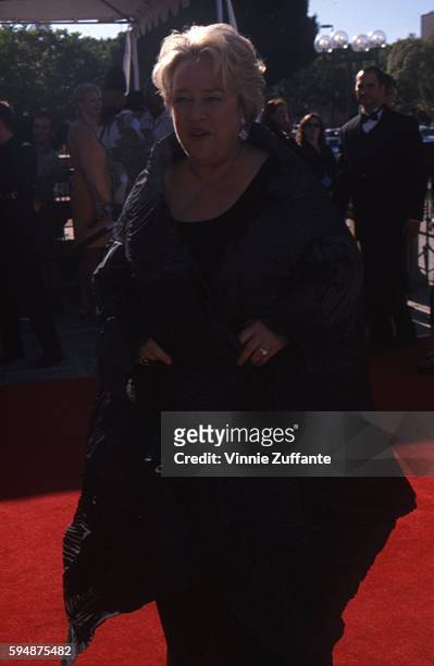 Actress Kathy Bates attends the 51st Technical Emmy Awards in September 1999 in Los Angeles, California.