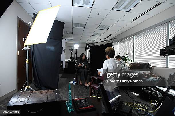 State's Attorney for Baltimore, Maryland, Marilyn J. Mosby is interviewed by Shoshana Guy, Senior Producer NBC News on August 24, 2016 in Baltimore,...