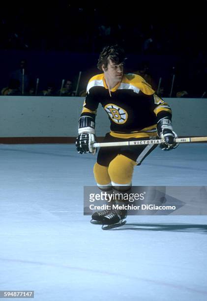 Bobby Orr of the Boston Bruins skates on the ice during an NHL game in January, 1973.