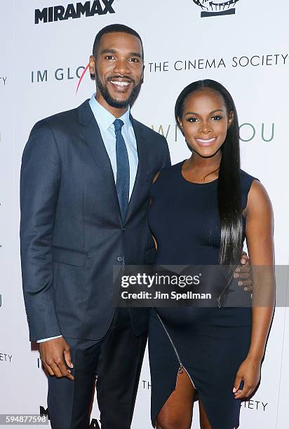 Actors Parker Sawyers and Tika Sumpter attend the screening of "Southside With You" hosted by Miramax, Roadside Attractions & IM Global with The...