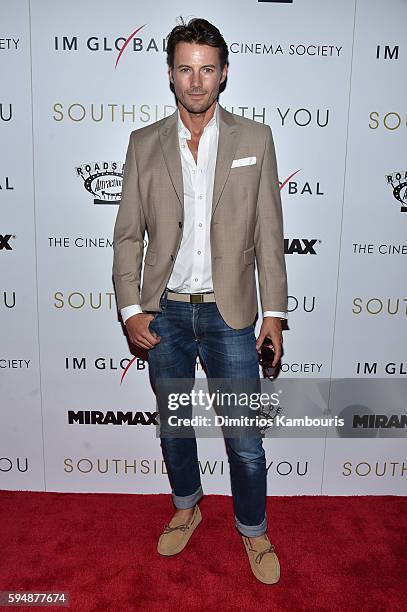 Alex Lundqvist attends the Cinema Society screening of "Southside With You" hosted by Miramax, Roadside Attractions and IM Global at Landmark's...