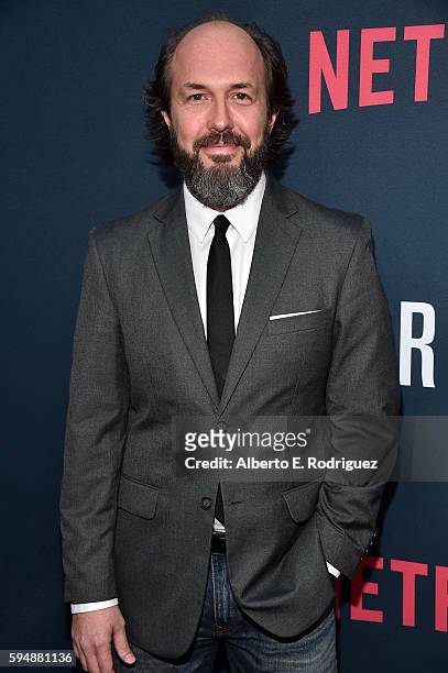 Actor Eric Lange attends the Season 2 premiere of Netflix's "Narcos" at ArcLight Cinemas on August 24, 2016 in Hollywood, California.