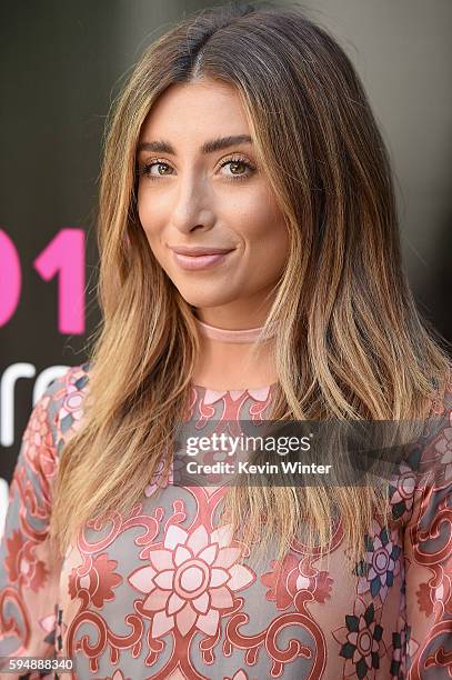 Internet personality Lauren Elizabeth attends The 6th Annual Streamy Awards nominations event hosted by GloZell Green at 41 Ocean Club on August 24,...