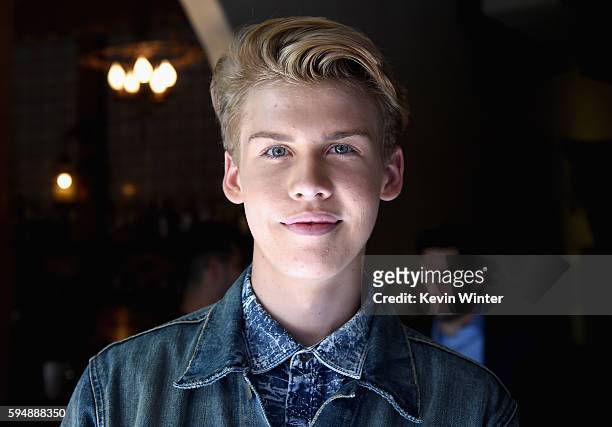 Internet personality Aidan Alexander attends The 6th Annual Streamy Awards nominations event hosted by GloZell Green at 41 Ocean Club on August 24,...