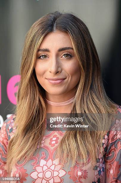 Internet personality Lauren Elizabeth attends The 6th Annual Streamy Awards nominations event hosted by GloZell Green at 41 Ocean Club on August 24,...