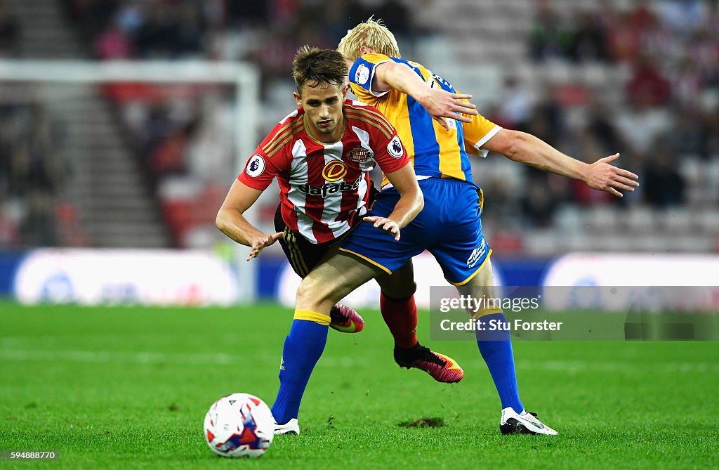 Sunderland v Shrewsbury Town: EFL Cup