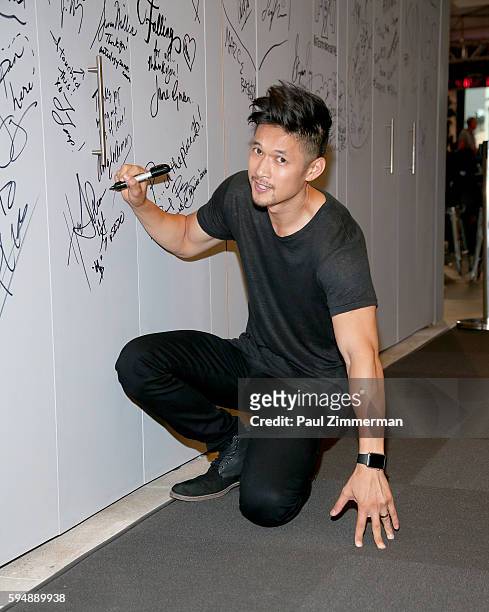 Harry Shum, Jr. Attends AOL Build presents to discuss "Single By 30" A Romantic Comedy Show at AOL HQ on August 24, 2016 in New York City.