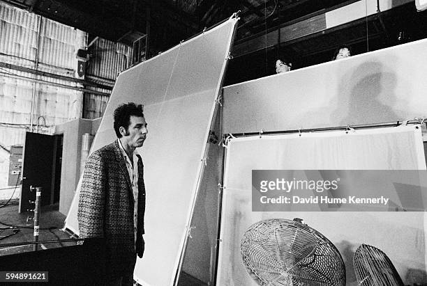 Actor Michael Richards who plays "Kramer' on set in between filming the last episode of "Seinfeld," April 3, 1998 in Studio City, California.