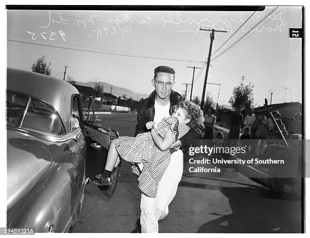 Traffic Accident, Hazeltine Avenue and Parthenia Street, Ambulance Attendant Jim Dunnville, Norene Ketchum injured, Mrs Molly Salada, Jimmy Salada...