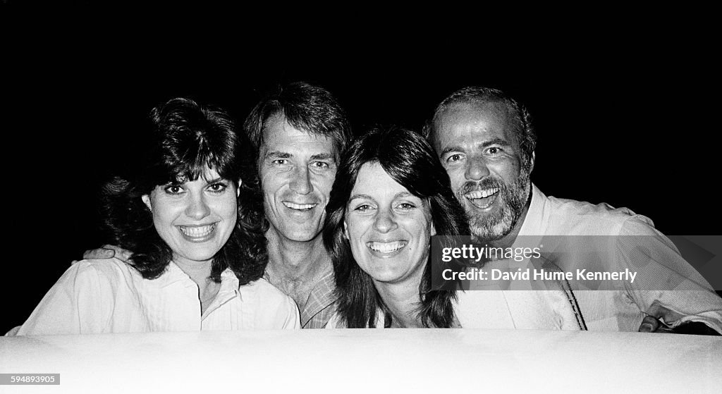 John Bennett Perry, Debbie Perry, and David Hume Kennerly with Friend