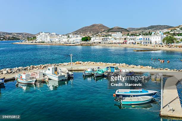 belle île grecque de paros - paros photos et images de collection