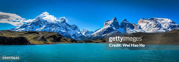 cordillera del paine - southbound stock pictures, royalty-free photos & images