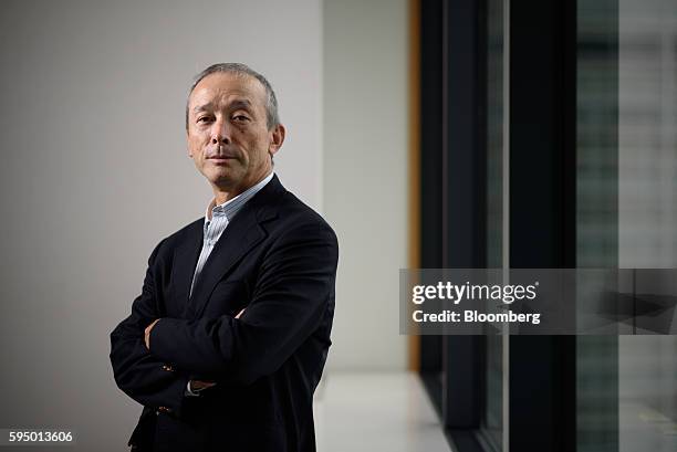 Jin Kato, co-chief executive officer of MHI Vestas Offshore Wind A/S, stands for a photograph in Tokyo, Japan, on Wednesday, Aug. 24, 2016. MHI...