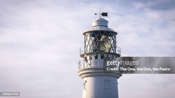 lighthouse close up - bridlington stock-fotos und bilder