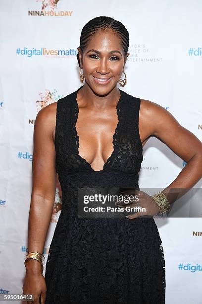 Actress Terri J. Vaughn attends "#DigitalLivesMatter" Atlanta screening at Regal Atlantic Station on August 24, 2016 in Atlanta, Georgia.