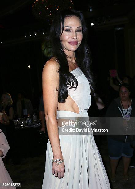 Actress Jolene Blalock attends the Make-A-Wish Greater Los Angeles Fashion Fundraiser at Taglyan Cultural Complex on August 24, 2016 in Hollywood,...