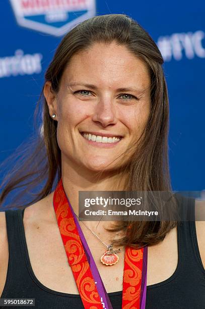 Athlete Susan Francia attends the screening event of NBC's 'American Ninja Warrior' in celebration of the show's first Emmy Award nomination at...