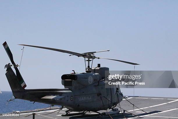 Operations on board of the ship of the Italian Navy, ..., News Photo