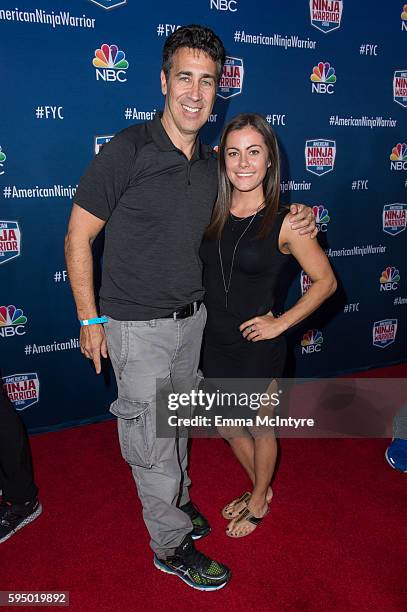 Executive Producer Arthur Smith and Kacy Catanzaro attend the screening event of NBC's 'American Ninja Warrior' in celebration of the show's first...