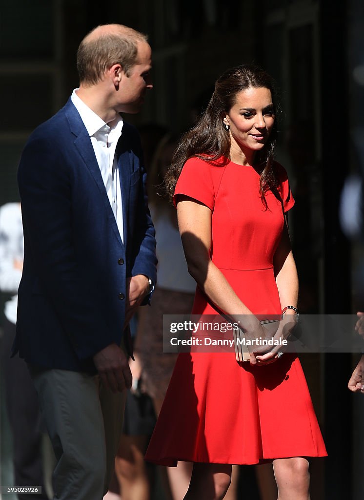 The Duke & Duchess Of Cambridge Visit YoungMinds Mental Health Charity Helpline