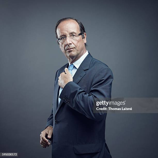 French president Francois Hollande is photographed for Self Assignment on August 17, 2011 in Paris, France.