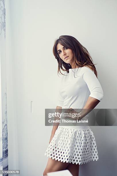 Actress Geraldine Nakache is photographed for Self Assignment on October 9, 2012 in Paris, France.