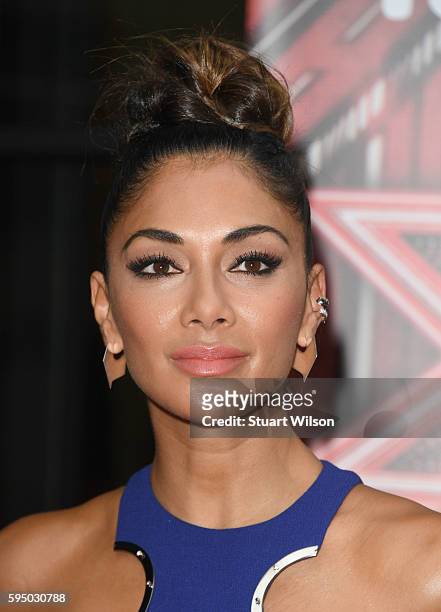 Nicole Scherzinger attends a Photocall to launch The X Factor 2016 at Ham Yard Hotel on August 25, 2016 in London, England.