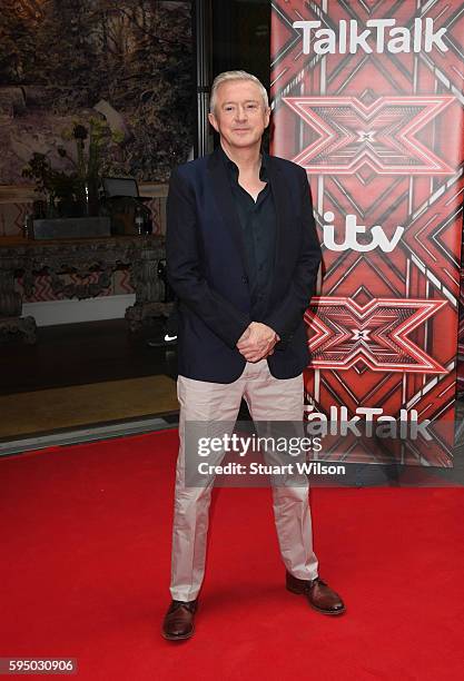 Louis Walsh attends a Photocall to launch The X Factor 2016 at Ham Yard Hotel on August 25, 2016 in London, England.