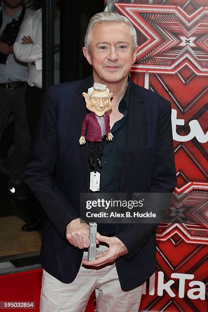 Louis Walsh attends the Launch of the X Factor 2016 at the Ham Yard Hotel on August 25, 2016 in London, England.