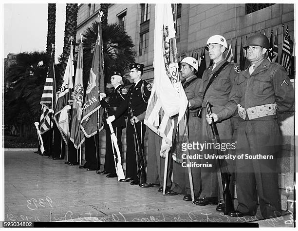 Armistice Services, City Hall, Leonardo R Sancoy Major John S Clark, United States Marine Corps Reserve, Main Speaker, Larry Estes, Belmont High...