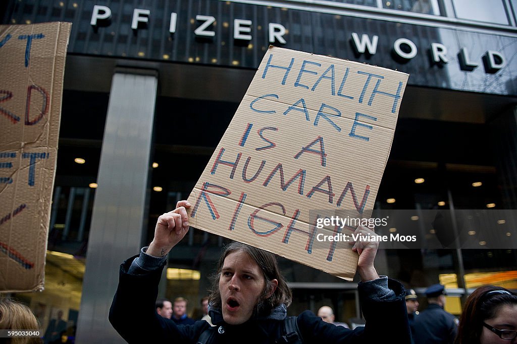Pfizer Protest In front of Pfizer's World Headquarters, Occupy Wall-Street... News ...