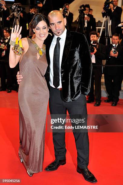 Actress Martina Gusman and director Pablo Trapero at the premiere of ?Outrage? during the 63rd Cannes International Film Festival.