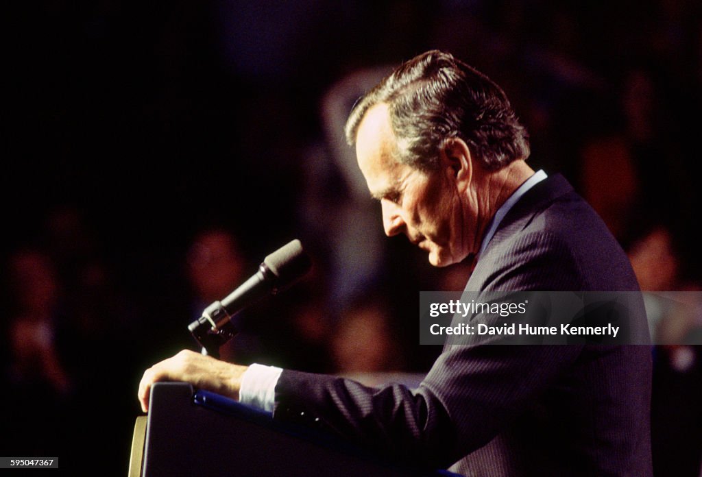 President George H.W. Bush Delivers His Concession Speech on Election Night 1992