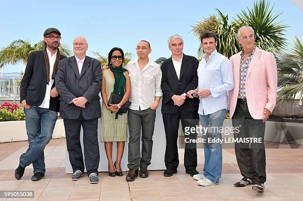 Michael Weber, Apichatppong Weerasethakul, Wallapa Mongkolprasert, Simon Field, Keith Griffith, Charles de Meaux and Luis Minarro at the photo call...