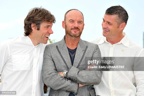 John Bishop, Mark Womack and Jack Fortune at the photo call for ?Route Irish? during the 63rd Cannes International Film Festival.