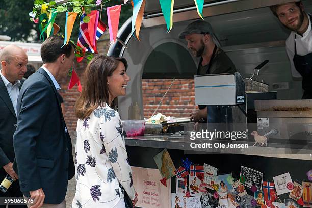 Princess Marie visits as protector for Copenhagen Food and Cooking Festival together with husband Prince Joachim, who is protector of development...