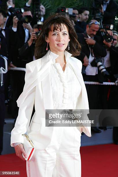 Sophie Marceau arrives at the premiere of "Zodiac", during the 60th Cannes Film Festival.