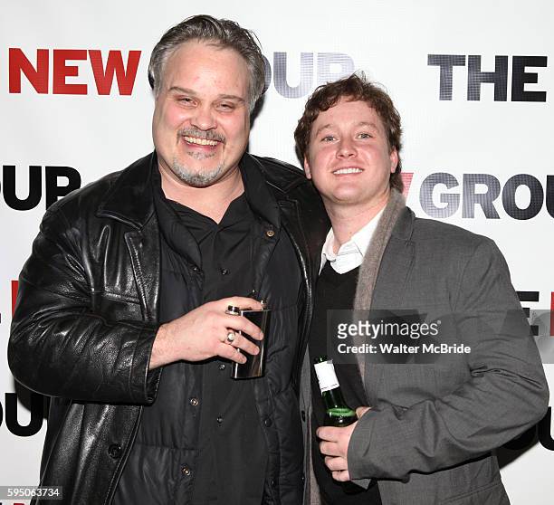 Tommy Nohilly & Thomas Guiry attending the Celebration Party for The New Group World Premiere Production of "Blood From A Stone" at 404 in New York...
