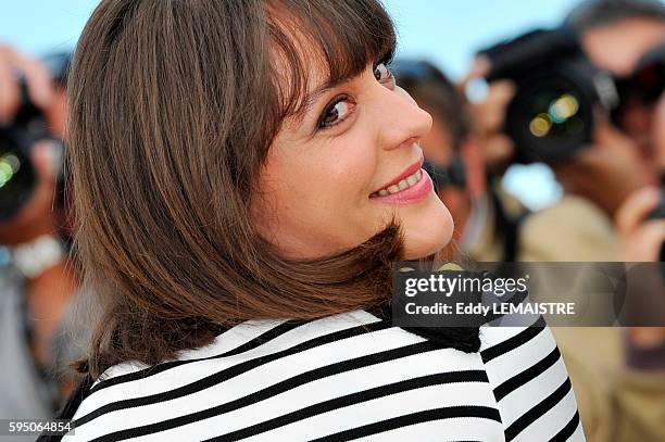 Monia Chokri at the photo call for ?Heartbeats? during the 63rd Cannes International Film Festival.