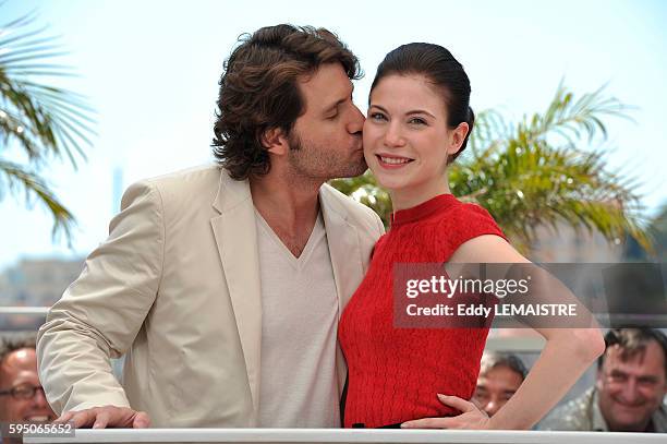 Nora Von Waldstatten and Edgar Ramirez at the photo call for ?Carlos? during the 63rd Cannes International Film Festival.