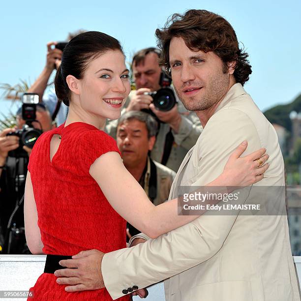 Nora Von Waldstatten and Edgar Ramirez at the photo call for ?Carlos? during the 63rd Cannes International Film Festival.