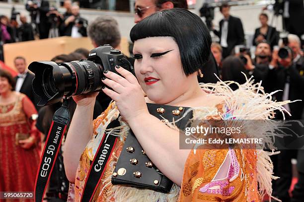 Beth Ditto of Gossip at the premiere of ?Outside the Law? during the 63rd Cannes International Film Festival.